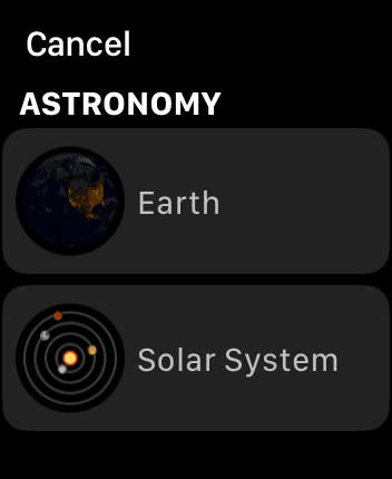 iOS Calendar Widget configuration 